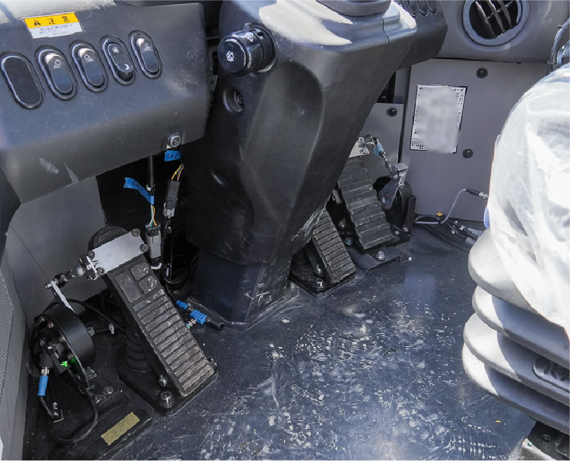 ペダルの操作部