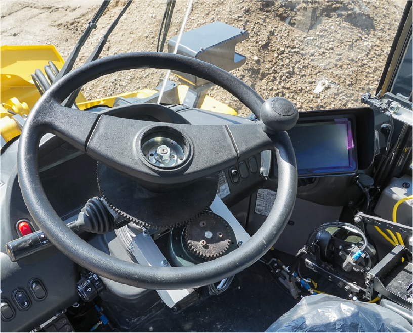 ステアリングの操作部